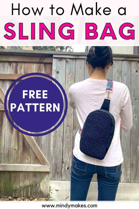 Backpack Patterns Free, Rolltop Backpack Pattern, Sling Bag Tutorial Free Pattern, Free Pattern Cross Body Bag, Sling Purse Pattern, Sling Purse Pattern Free, Diy Small Backpack Free Pattern, Man Bag Pattern Free Sewing, Simple Crossbody Bag Pattern Free