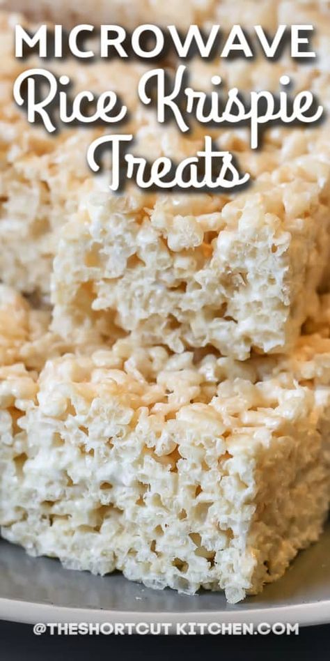 Rice Crispy Treats Microwave Easy, Rice Krispie Treats For One, Simple Rice Krispie Treats, Quick And Easy Rice Crispy Treats, Rice Krispie Treats In Microwave, Microwave Rice Crispy Treats Recipe, Rice Crispy Treats Recipe Original Easy, Original Rice Crispy Treats Recipe, Rice Crispy Treats Recipe Original 3 Ingredients