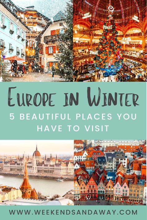 Christmas Travel Aesthetic, Winter In Europe, Europe In Winter, Best Winter Destinations, Euro Travel, Places To Visit In Europe, European Christmas, Travel Kids, 2023 Travel