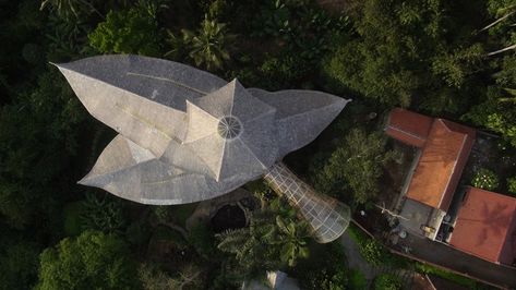 Gallery of Sharma Springs / IBUKU - 7 Sharma Springs, Leaf Building, Green Village, Bamboo Building, Bamboo House Design, Desain Pantry, Bamboo Structure, Bamboo Architecture, Bamboo Construction