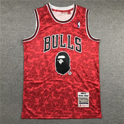 19-20 Men BULLS basketball jersey red shirt Jordan 23 Kobe Bryant Lebron James, Nba Apparel, Michael Jordan 23, Bulls Basketball, Red Jersey, Nba Chicago Bulls, Outfits Hombre, Jordan 23, Basketball Jerseys