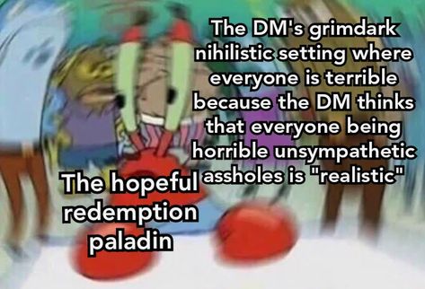 Redemption Paladin, Dnd Memes, Dungeons And Dragons Memes, Dragon Memes, Dungeons Dragons, Tabletop Rpg, Dungeons And Dragons, Geek Stuff, Miniatures