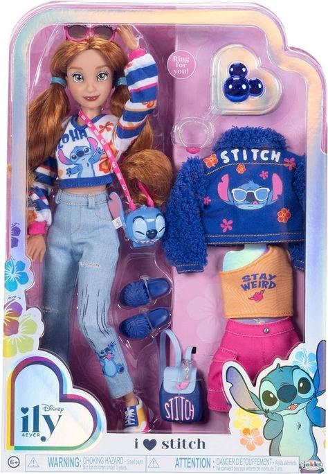 Disney Ily 4ever, Ariel Doll, Stitch Doll, Stay Weird, Love Stitch, Disney Dolls, Mix N Match, Fashion Dolls, Red Hair