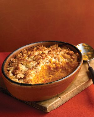 Puree sugar pumpkin to enjoy in this tasty baked gratin. Pumpkin Gratin, Fresh Pumpkin Recipes, Vegetarian Casserole Recipes, All American Food, Vegetarian Casserole, Pumpkin Recipes, Martha Stewart, Thanksgiving Recipes, Casserole Recipes