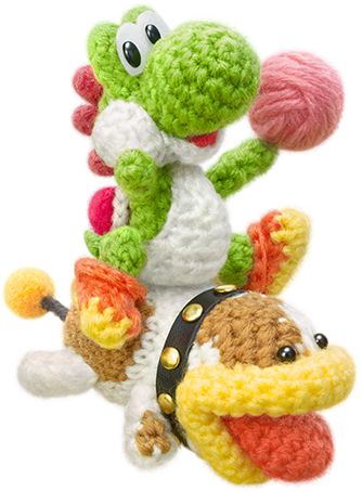 Set off with a friend through a wild, woolly world in this new Yoshi™ adventure! Yoshi Amiibo, Yoshi's Woolly World, Super Mario Art, Mario Art, Video Games Nintendo, Crafts With Pictures, Yarn Ball, Wii U, Mario Bros