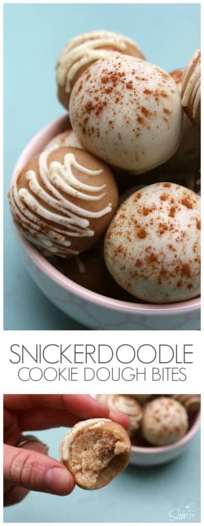 Snickerdoodle Cookie Dough, Bbq Dessert, Snickerdoodle Cake, Brownie Vegan, Snickerdoodle Cookie, Snickerdoodle Cookies, Cookie Dough Bites, Truffle Recipe, Cake Truffles