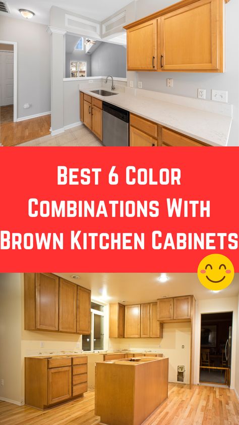 Best 6 Color Combinations With Brown Kitchen Cabinets (Interesting Ideas) Kitchens With Light Brown Cabinets, Kitchen Paint With Brown Cabinets, Kitchen Paint Colors With Brown Cabinets, Kitchen Color Ideas With Brown Cabinets, Light Brown Cabinets Kitchen, Kitchen Wall Colors With Brown Cabinets, Brown Kitchen Cabinets Color Schemes, Light Brown Kitchen Cabinets, Beech Kitchen Cabinets