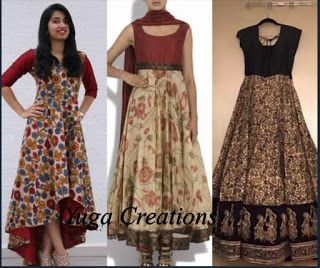 Kalamkari Designer kurta Over Coats, Kalamkari Prints, Party Wear Frocks, Kalamkari Dresses, Kalamkari Designs, Ancient Indian Art, Kalamkari Sarees, Indian Sari Dress, Long Gown Design