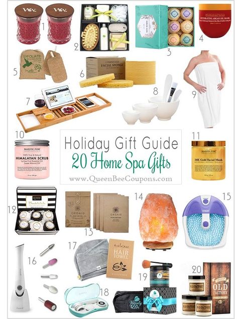 Holiday Gift Guide – 20 Home Spa Gift Ideas Spa Gift Ideas, Couples Spa Day, Spa Day For Kids, Romantic Candle Dinner, At Home Spa Day, Spa Day Gifts, Couples Spa, Home Spa Day, Spa Basket