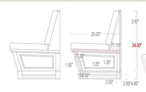 Click pictures below to see the blog post. Banquette Dimensions, Built In Kitchen Bench, Kitchen Booths, Banquette Design, Bench Seating Kitchen, Bench Dimensions, Banquet Seating, Kitchen Banquette, Kitchen Seating