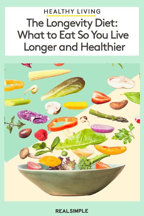 The Longevity Diet: What to Eat So You Live Longer and Healthier | A nutritionist shares the healthy eating habits that have been proven to be beneficial to your overall health and life. Click here to read the full article and more health tips from medical professionals. #realsimple #nutrition #healthydiet #healthytips #nutritiontips #healthyrecipes The Longevity Diet, Longevity Foods, Longevity Young Living, Longevity Lifestyle, How To Live Longer, Living Foods, Blue Zones Diet, Longevity Recipes, Potato Toast