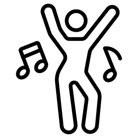 Dancing Icon, Icon Party, Dance Icon, Move Icon, Dance Png, Dance Vector, Party Icon, Birthday Party Packs, Dancing Figures