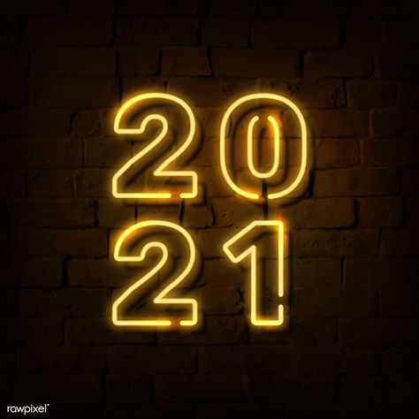 Bright neon yellow 2021 social ads template vector | premium image by rawpixel.com / NingZk V. 2021 Number Design Aesthetic, Neon Number, Ads Template, Yellow Aesthetic Pastel, Neon Signs Quotes, Neon Sign Art, New Year Pictures, Yellow Neon, Wallpaper Iphone Neon