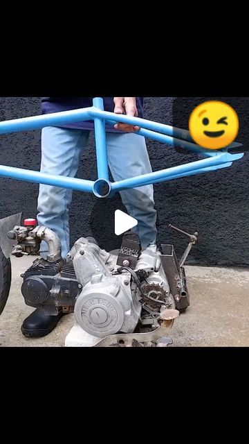 Mini Bike Diy, Ratrod Bicycle, Bobber Motorcycle Diy, Custom Go Karts, Motorized Trike, Ebike Diy, Custom Bike Parts, Bike Motor Kit, Gas Powered Bicycle