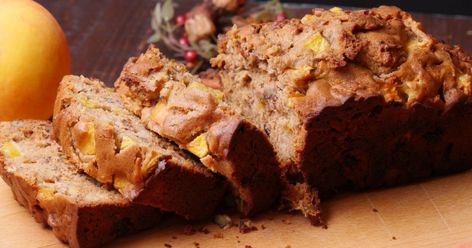 The best Southern desserts made with peaches Snack Breads, Peach Quick Bread, Peach Dumplings, Peach Bread, Peach Pound Cakes, Southern Desserts, Peach Desserts, Ginger Nut, Bread Snacks