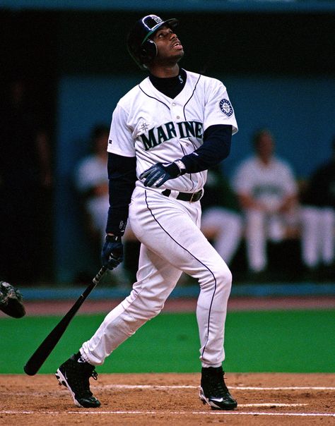 From the archives: New Hall of Famer Ken Griffey Jr. - Mangin Photography Archive Oakland Coliseum, Color Negative Film, Mike Piazza, Ken Griffey Jr, Nationals Baseball, Ken Griffey Jr., Minute Maid, Griffey Jr, Ken Griffey