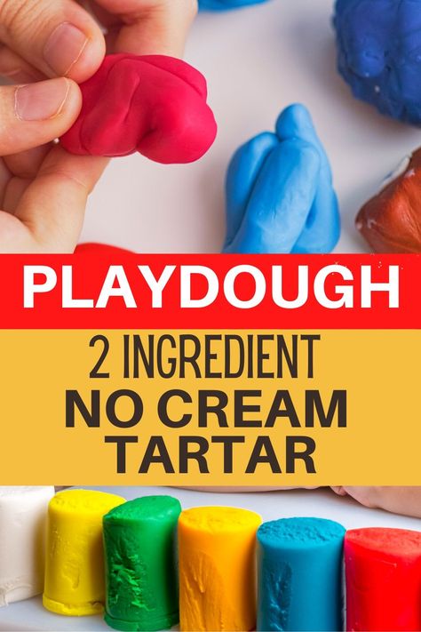 Homemade Playdough Recipe Without Cream Of Tartar, Homemade Playdough Without Tartar, Simple Playdough Recipe, How To Make Homemade Playdough, Diy Playdough Without Cream Of Tartar, Making Playdough Easy, Playdough Recipe Without Cream Of Tartar, How To Make Playdough Easy, Make Playdough Easy