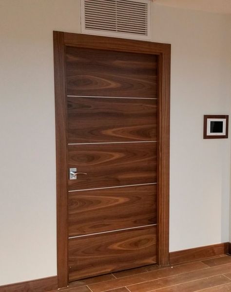 Flash Door Design Sunmica Modern, Door Veneer Design, Mica Door Design Modern, Laminated Doors Design, Flush Door Design Modern Veneer, Veneer Door Design Entrance, Veneer Door Design Bedrooms, Laminate Door Design Modern, Laminate Door Design Ideas