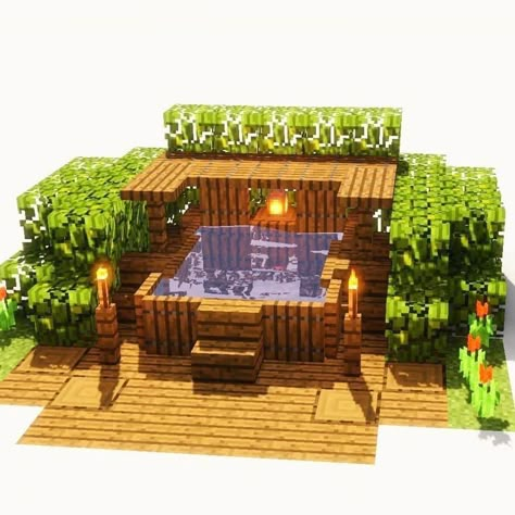 Minecraft Garden Ideas, Minecraft Barn, Minecraft Welten, Case Minecraft, Minecraft Garden, Minecraft Decoration, Rumah Minecraft Sederhana, Bangunan Minecraft, Minecraft Farm