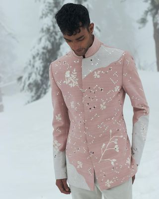 All Posts • Instagram Sahil Kochhar, Business Formal, Band Collar, Embroidered Silk, Purple Floral, Aza Fashion, Mens Suits, Lilac, Types Of Sleeves