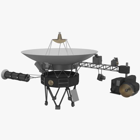 Space Probe Voyager 1 3D Model #AD ,#Probe#Space#Model#Voyager Voyager 1, Space Probe, 3ds Max Models, Abstract Photos, Resume Design, Space Crafts, Videos Design, Spacecraft, Low Poly