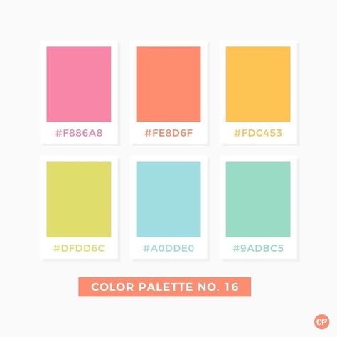 Canva Color Palette Codes Rainbow, Fun Pallete Color, 6 Colour Combinations, Bright Cheerful Color Palette, Animal Print Color Palette, Primary Colours Palette, Color Palette Trends 2023, Cute Bright Color Palette, Fun Palette Color