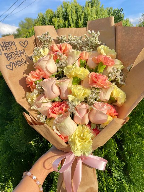 Happy Mother’s Day Flowers Bouquet, 30th Birthday Bouquet, Birthday Flowers Bouquet For Best Friend, 20th Birthday Flower Bouquet, Flowers For Mom Birthday, Flower Bouquet Anniversary, Mom Flower Bouquet, Best Friend Bouquet, Flower Bouquet Happy Birthday