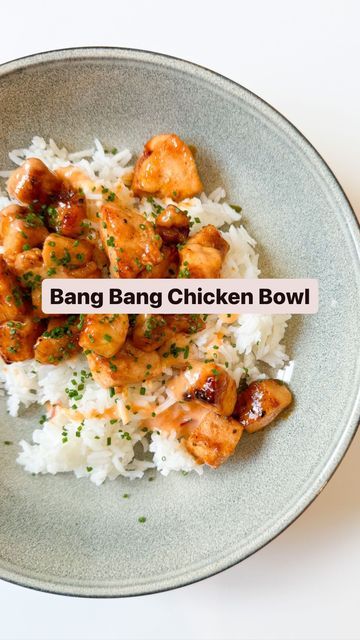 Sweet Chili Thai Chicken Rice Bowl, Spicy Chicken Yum Yum Rice Bowls, Easy Chicken Rice Bowls, Bang Bang Chicken Meal Prep, Bang Bang Chicken Bowl, Spicy Chicken Rice Bowl, Sweet Thai Chili Sauce, Sweet Thai Chili, Chicken Francese