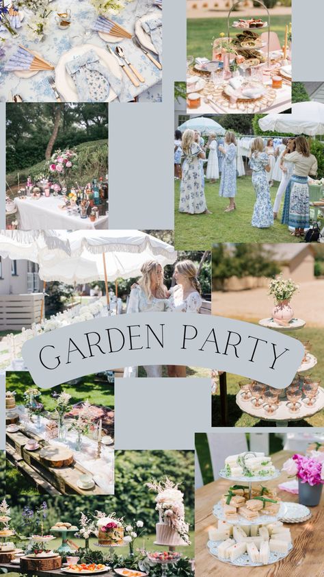 Garden Party Bachelorette inspirations- Midwest Bachelorette Asbury Park Bachelorette Party, Bridal Shower At Park Party Ideas, Outside Garden Party Ideas, Bridal Party Garden Theme, Hens Garden Party, Yea Party Bachelorette, Garden Bachelorette Party Ideas, Tea Themed Bachelorette Party, Garden Party Bachelorette Ideas