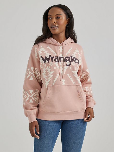 Women's Wrangler Southwest Kabel Hoodie | Women's TOPS | Wrangler® Country Hoodies, Wrangler Hoodie, Sweater Bags, Coffee Dates, Women's Hoodie, Gettin Hitched, Romper And Jacket, Birthday List, Kimono Dress