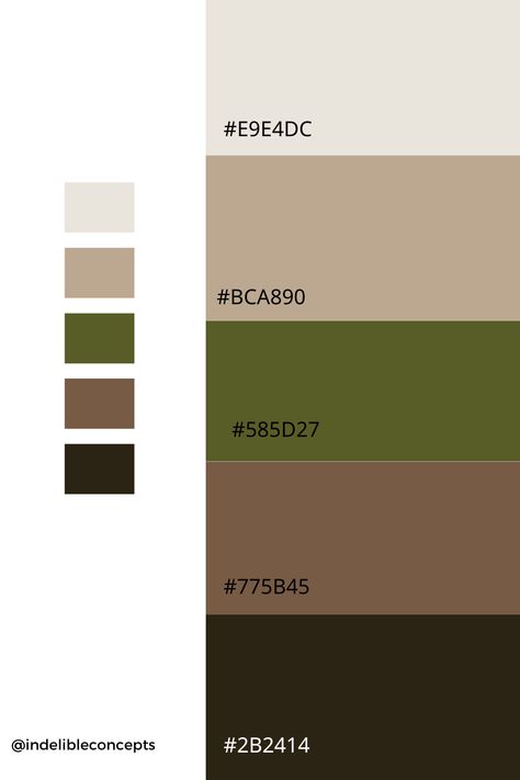 Colour Pallete Earth Tones, Dark Green And Brown Aesthetic Room, Brown Green Beige Color Scheme, Beige Brown Green Aesthetic, Green Beige Brown Color Palette, Brown Tan Green Color Palette, Beige And Dark Green Bedroom, Green Brown Color Palette Earth Tones, Green And Brown Color Pallet