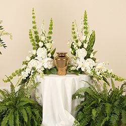 Cremation & Memorial - Sympathy Flowers, Funeral Arrangements, Casket Sprays, Side Pieces, Tributes Cremation Flowers, Flower Table Arrangements, Memorial Service Decorations, Memorial Arrangements, Sympathy Floral, Urn Arrangements, Flower Urn, Sympathy Arrangements, Table Flower Arrangements