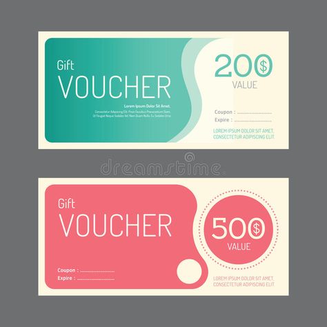 Vector gift voucher coupon template design. paper label frame stock illustration Website Design Inspiration Layout, Voucher Design, Gift Card Template, Certificate Design Template, Business Card Design Inspiration, Homemade Birthday, Birthday Coupons, Coupon Template, Gift Certificate Template