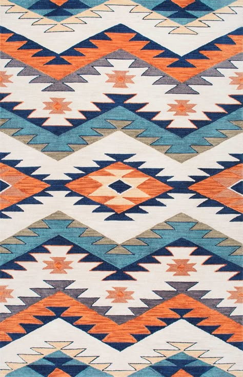 We're loving the geometric print of this Rugs USA Pampa AK01 Pyramid Maze Rug! Stained Glass Wood, Navajo Rug, Ethno Style, Carpet Pattern, Hand Hooked Rugs, Southwestern Rug, Western Wallpaper, Kitchen Carpet, Western Aesthetic