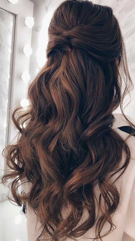 Partial Updo, Wedding Hair Half, Boho Hairstyle, Luxy Hair, Half Up Half Down Hairstyles, Wedding Hairstyles Half Up Half Down, Wedding Hair Inspiration, Wedding Hair Down, Half Up Half Down Hair