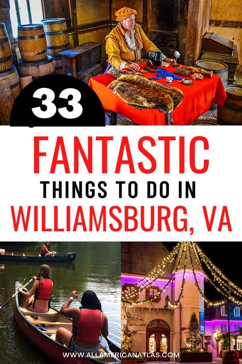 things to do in Williamsburg Virginia Williamsburg Vacation, Southern Road Trips, Virginia Art, Virginia Vacation, Nature Trails, Virginia Travel, Williamsburg Virginia, Dc Travel, Colonial America