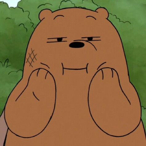 I'm watching u Three Bare Bears, Bear Meme, 동화 삽화, We Bare Bears Wallpapers, Ice Bears, Cute Panda Wallpaper, Anime Muslim, Cute Emoji, We Bear