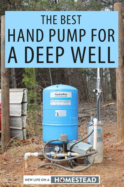 Water Well Hand Pump, Deep Well Hand Pumps, Well Water System, Hand Pump Well, Water Collection System, Survival Skills Emergency Preparedness, Water Survival, Water Well Drilling, Survival Skills Life Hacks