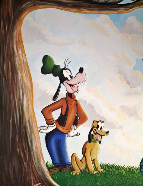 goofy and pluto Pippo Disney, Disney Characters Goofy, Hindi Project, Yorkie Painting, Goofy And Pluto, Goofy Pics, Goofy Disney, Disney Cartoon Characters, Looney Tunes Cartoons