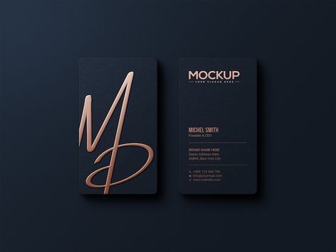 Dark Business Card, Copper Business Cards, Gold Foil Business Cards, Elegant Business Cards Design, Letterpress Business Cards, Gold Foil Logo, Graphic Design Business Card, Premium Business Cards, Name Card Design