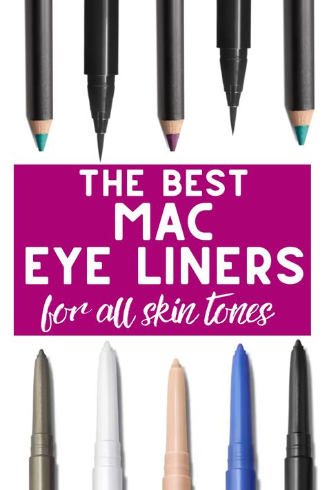 Eye Pencil Eyeliner, Mac Eyeliner, Best Mac, Eye Pencil, Pencil Eyeliner, Skin Tones, Eyeliner, Mac, Pencil