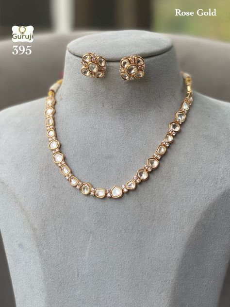 Kundan Polki Necklace, Mangalsutra Chain, Morning Video, Pooja Mandir, Diamond Pendants Designs, Fancy Jewelry Necklace, Kundan Jewelry, Pearl Necklace Designs, Jewelry Set Design