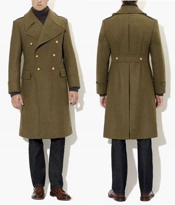 Mens Long Overcoat, Military Coat Men, Winter Coats For Men, Army Coat, Best Winter Coats, Coats For Men, Great Coat, Long Overcoat, Military Coat