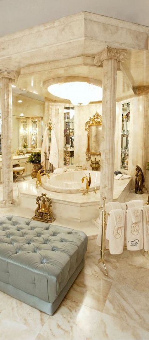 top millionaire baths in the world 3ea0fe8caa698d3643a6796cf9de6d15 3ea0fe8caa698d3643a6796cf9de6d15 Drømme Bad, Apartment Bathroom Design, Marble Floors, Dream Bath, Dream Bathrooms, Design Del Prodotto, Dream Bathroom, Dream Rooms, Beautiful Bathrooms