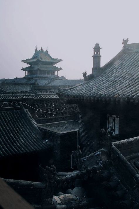 Pingyao China, Pandaren Monk, Flame In The Mist, Kubo And The Two Strings, Chinese Aesthetic, Uchiha Itachi, Fire Nation, Chinese Architecture, Kendo