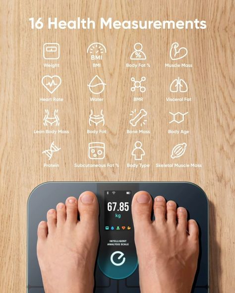 Wi-Fi Fitness Tracking Smart Scale P3, HSA FSA Eligible,16-Measurement Digital Bluetooth Body Fat Scale for Body Weight, Heart Rate, BMI, Intelligent Analysis, 3D Virtual Body Mode https://amzn.to/4erFGBH Link to purchase is located in my bio/profile @minionrun_deals #amazondeals #amazonfinds #amazon #sale #hotdeals #promo #code Body Fat Scale, Fitness Tracking, Smart Scale, Body Fat Percentage, Coconut Oil Pulling, Visceral Fat, Skeletal Muscle, Amazon Sale, Oil Pulling