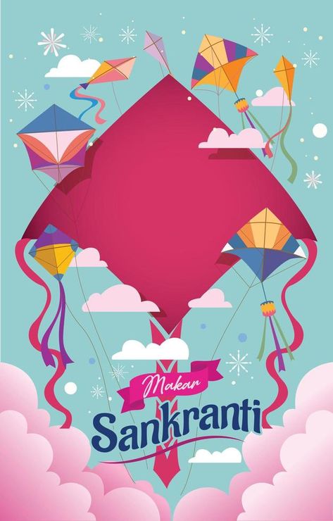 Happy Makar Sankranti with Kites Flying Kite Festival Illustration, Happy Kite Festival, Kite Festival Poster Design, Kite Poster Design, Kite Festival Poster, Makar Sankranti Poster, Happy Makar Sankranti Wallpaper, Makar Sankranti Wallpaper, Makar Sankranti Photo