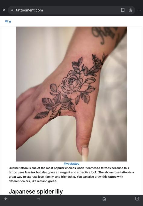 Explore our collection of stunning flower hand tattoo designs that are perfect for representing your personality and inner beliefs. Flower Hand Tattoo, Dahlia Tattoo, Colorful Flower Tattoo, Hand Tattoo Ideas, Simple Flower Tattoo, Hands Holding Flowers, Hand Tattoo Designs, Rose Tattoos For Men, Black Rose Tattoos