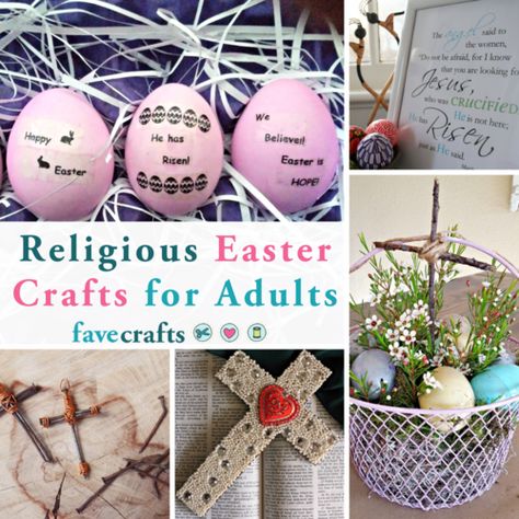 Diy Easter Games, Easter Religious Crafts, Craft Ideas For Adults, Diy – Velikonoce, Easter Craft Ideas, Easter Craft Projects, Primitive Easter, Easter Crafts For Adults, Religious Ornaments