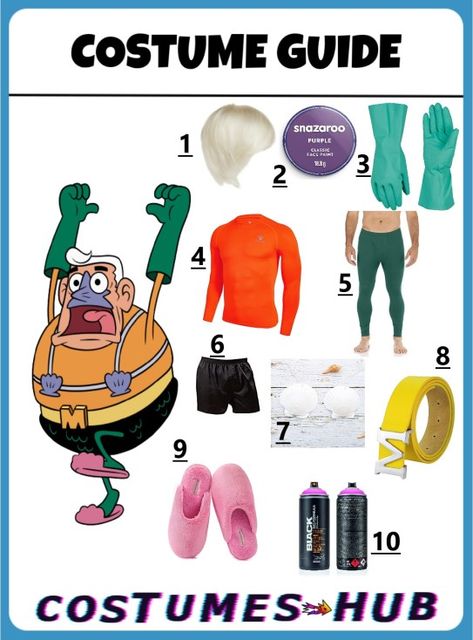 Mermaid Man and Barnacle Boy Costume Mermaidman Spongebob Costume, Mermaid Man And Barnacle Boy Couple, Diy Merman Costume, Mermaid Man And Barnacle Boy Costume Couple, Mermaid Man And Barnacle Boy Costume Diy, Merman And Barnacle Boy, Men Duo Halloween Costumes, Mermaid Man And Barnacle Boy Costume, Funny Superhero Costumes